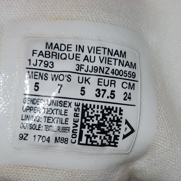 Converse All Stars high tops, Men's 5, Women's 7 - Picture 2 of 11